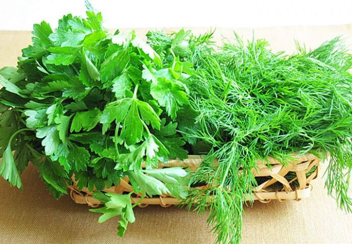 Potency for parsley and dill